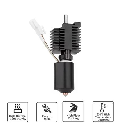 K2 الطارد ترقية K2 بالإضافة إلى مجموعة كتلة التدفئة السيراميك Hotend لـ Creality K2 Plus استبدال أجزاء يونيكورن مجموعة فوهة التبديل السريع، 350 درجة مئوية مقاومة لدرجة الحرارة العالية لـ Creality K2 Plus in Kuwait