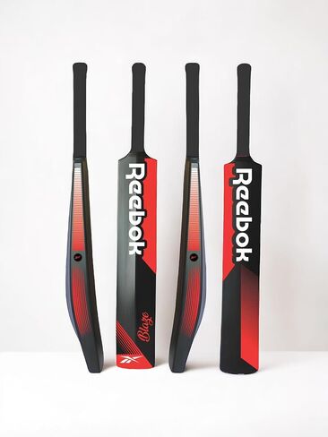 Reebok Blaze Plastic Cricket Bat – 34" Full Size Lightweight PVC Bat | Durable, Easy-Grip Design for Tennis & Soft Ball Practice | Ideal for Teen & Adult Players (Ages 15+) in Saudi Arabia