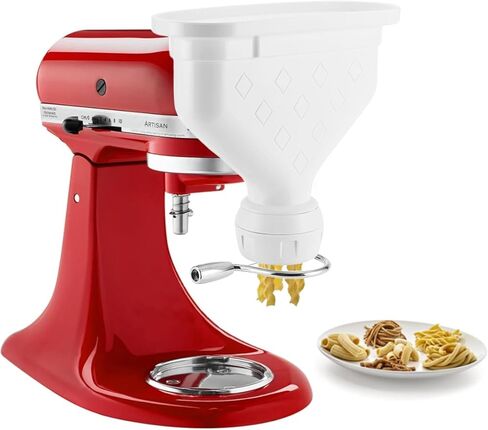 Stainless Steel Slicer Shredder for KitchenAid Mixer Attachment Vegetable & Cheese Grater Attachment with 4 Blades (Fine, Medium, Coarse, Slicer), with Knob, Dishwasher Safe, Durability in Saudi Arabia