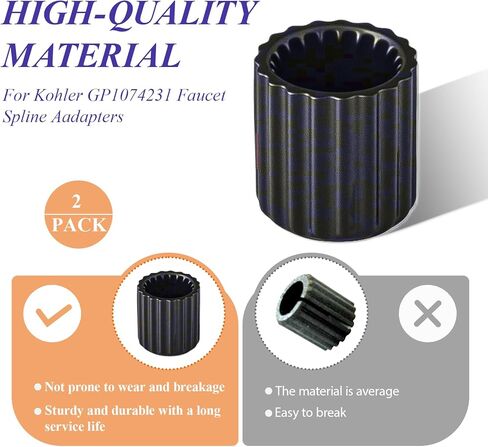 GP1074231 fit for Kohler Faucet Spline Aadapters（2pcs in Kuwait