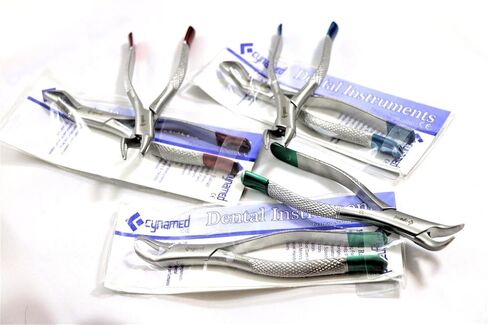 مجموعة من 3 قطع من كل قطعة من أدوات استخلاص الأسنان الألمانية الفاخرة FORCEP رقم 53L و53R رقم 23 أدوات طب الأسنان من الفولاذ الألماني المقاوم للصدأ in Kuwait