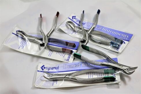 مجموعة من 3 قطع من كل قطعة من أدوات استخلاص الأسنان الألمانية الفاخرة FORCEP رقم 53L و53R رقم 23 أدوات طب الأسنان من الفولاذ الألماني المقاوم للصدأ in Kuwait