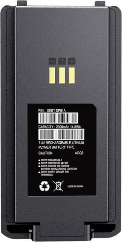 SAMCOM Upgrade 3000mAh Two-Way Radio Rechargeable Battery Pack for FPCN30A Walkie Talkies in Kuwait