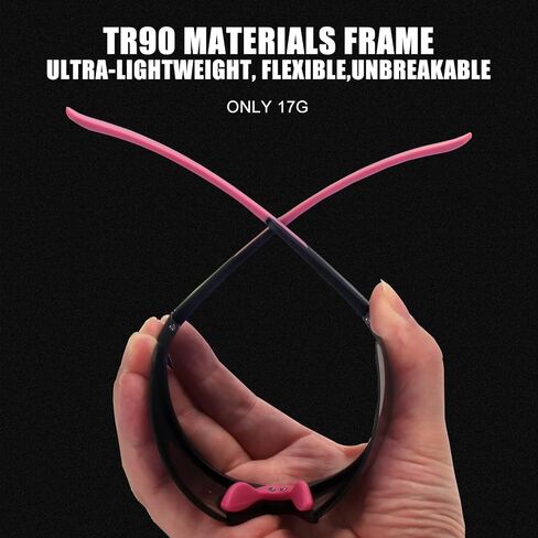 نظارات شمسية مستقطبة من SKYWAY للرجال والنساء، نظارات شمسية رياضية ملتفة خفيفة الوزن بإطار TR90 حماية من الأشعة فوق البنفسجية 400 in Kuwait