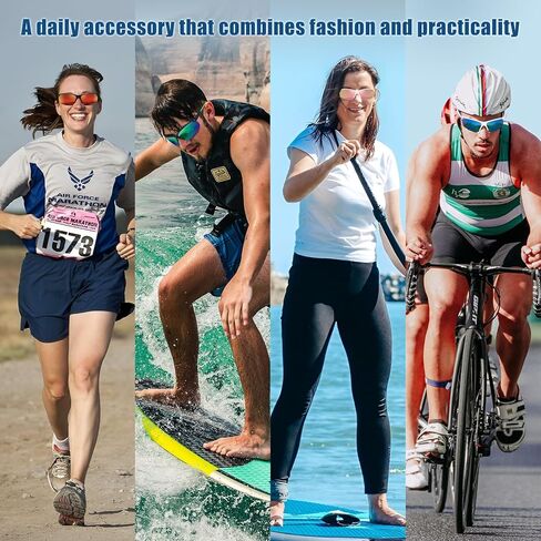 نظارات شمسية مستقطبة من SKYWAY للرجال والنساء، نظارات شمسية رياضية ملتفة خفيفة الوزن بإطار TR90 حماية من الأشعة فوق البنفسجية 400 in Kuwait