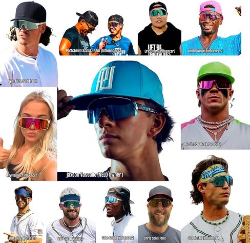 VELO Shades – Splitter 3x1 – Baseball/Softball Sunglasses – By Jax at The Bullpen Training in Saudi Arabia