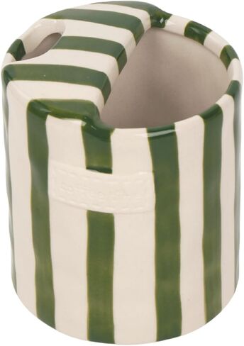 Coffee Mug Espresso Cup 10oz Ceramic Coffee Mugs Porcelain Coffee Cup Hand-Painted Striped Art Multiple Use for Kitchen, Dining-Green in Kuwait