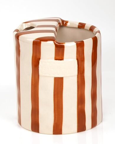 Coffee Mug Espresso Cup 10oz Ceramic Coffee Mugs Porcelain Coffee Cup Hand-Painted Striped Art Multiple Use for Kitchen, Dining-Green in Saudi Arabia