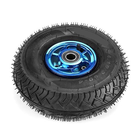 1 piece 10 inch Caster Rubber 3.50-4 Plastic Steel Inflatable Wheel Tiger Driver cart Valley in Saudi Arabia