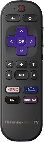 OEM Replacement Voice Remote Control Compatible with All Hisense Roku TV Smart 4K TVs 【Not for Roku Stick and Roku Box】(Netflix/Disney Plus/Apple TV+ / HBO Max) w/Voice Control in Saudi Arabia
