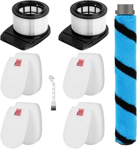 ملحقات فرشاة فلتر HEPA المتوافقة مع Shark IZ682H Vertex Pro خفيفة الوزن Duo Clean PowerFins قطع غيار المكنسة الكهربائية اللاسلكية XFFKIZ600 XHFIZ500 in Kuwait