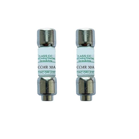 30 Amp 600-Volt CCMR Dual Element Time-Delay CC Cartridge Fuse Current Limiting Rejection Cartridge Fuses (Pack of 2) in Saudi Arabia