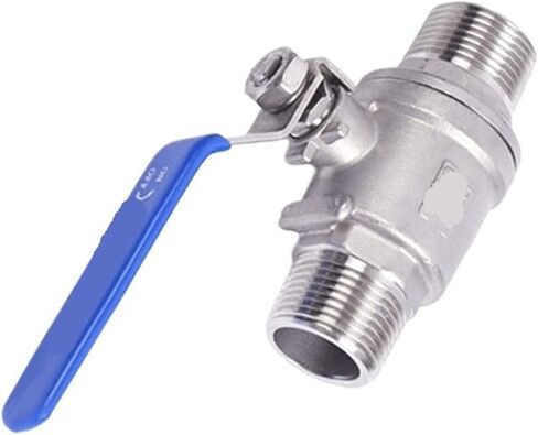 1 Pcs 1/4" 3/8" 1/2" 3/4" 1" 1-1/4" 1-1/2" 2" Two-Piece Ball Valve 304 Stainless Steel Double Outer Wire Ball Valve(12) in Saudi Arabia