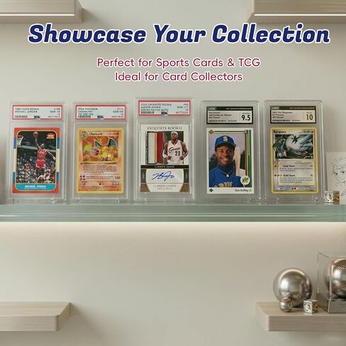 حافظة عرض لوح PSA - حافظة عرض بطاقات متدرجة من الأكريليك بسمك 1 بوصة مع غطاء مغناطيسي، واقي لوح شفاف متوافق مع PSA وCGC، حافظة لوح البطاقات للبطاقات المتدرجة in Kuwait