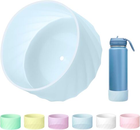 Silicone Boot for Lululemon Sport Water Bottle 24 OZ, Ripple Protective Sleeve Water Bottle Bottom for Lululemon, Anti-Slip in Saudi Arabia