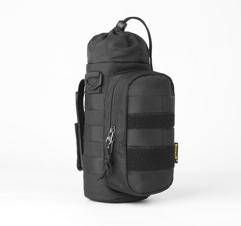 Rhinowalk Motorcycle Water Bottle Holder Bag Tactical Pouch with Drawstring Molle Insulated Bottle Bag to Keep Warm Cool in Saudi Arabia