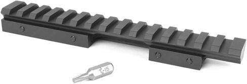 EGW HD CZ457 Picatinny Rail Scope Mount - 0MOA، ماكينة CNC 7075‑T6 ألومنيوم، أسود غير لامع، صنع في الولايات المتحدة الأمريكية، يتضمن أجهزة التركيب. المشبك على قاعدة لتتوافق 11MM in Kuwait