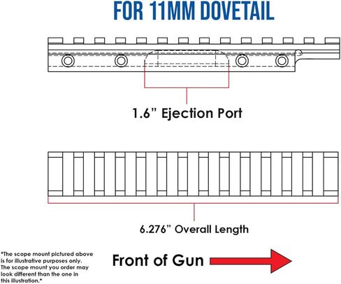 EGW HD CZ457 Picatinny Rail Scope Mount - 0MOA، ماكينة CNC 7075‑T6 ألومنيوم، أسود غير لامع، صنع في الولايات المتحدة الأمريكية، يتضمن أجهزة التركيب. المشبك على قاعدة لتتوافق 11MM in Kuwait