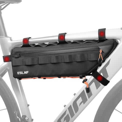 Bike Frame Bag Bicycle Bag for MTB Road Bike, Bike Triangle Bag, 2.7L Large Capacity Cycling Bag, Water-resistant Fabric, Universal Fit MTB, Road Bike, E-bike, Bike Accessories in Kuwait