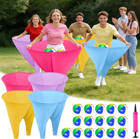 Granny Pants Yard Game Giant Granny Pants Outdoor Game Includes Bouncy Balls & Air Pumps Hilarious Outdoor Games for Adults and Family Backyard Gatherings Beach Games Team-Building Activities in Saudi Arabia