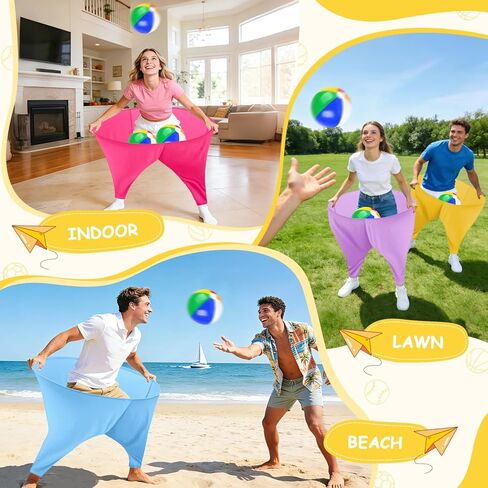Granny Pants Yard Game Giant Granny Pants Outdoor Game Includes Bouncy Balls & Air Pumps Hilarious Outdoor Games for Adults and Family Backyard Gatherings Beach Games Team-Building Activities in Saudi Arabia