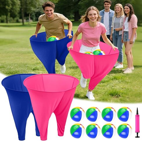 Granny Pants Yard Game Giant Granny Pants Outdoor Game Includes Bouncy Balls & Air Pumps Hilarious Outdoor Games for Adults and Family Backyard Gatherings Beach Games Team-Building Activities in Saudi Arabia