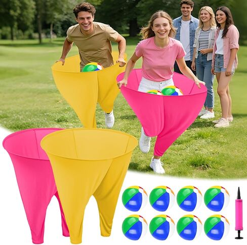Granny Pants Yard Game Giant Granny Pants Outdoor Game Includes Bouncy Balls & Air Pumps Hilarious Outdoor Games for Adults and Family Backyard Gatherings Beach Games Team-Building Activities in Saudi Arabia