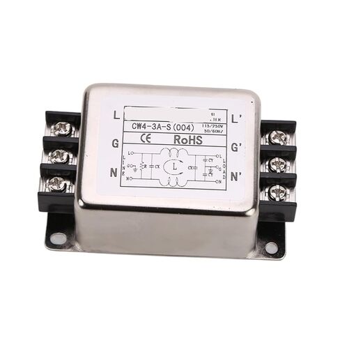 CW4-3A/6A/10A/20A/30A-S(004) Single-Stage Filter Single-Phase AC Power Filter Terminal Block 220V(CW4-3A-S 004) in Saudi Arabia