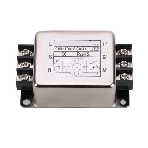 CW4-3A/6A/10A/20A/30A-S(004) Single-Stage Filter Single-Phase AC Power Filter Terminal Block 220V(CW4-3A-S 004) in Saudi Arabia