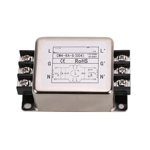 CW4-3A/6A/10A/20A/30A-S(004) Single-Stage Filter Single-Phase AC Power Filter Terminal Block 220V(CW4-3A-S 004) in Saudi Arabia