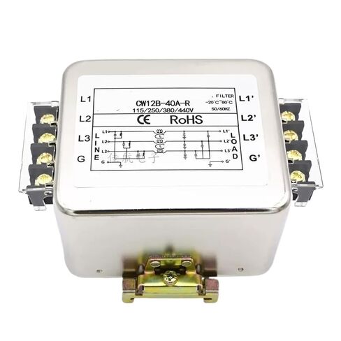 CW12B-10A/20A/30A/40A-R DIN-Rail Type Three-Phase 380V Input Power Filter servo Frequency Conversion(CW12B-30A-R) in Saudi Arabia
