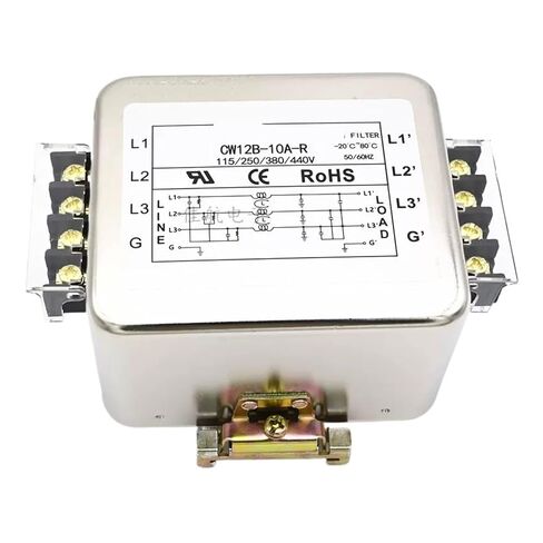 CW12B-10A/20A/30A/40A-R DIN-Rail Type Three-Phase 380V Input Power Filter servo Frequency Conversion(CW12B-30A-R) in Saudi Arabia