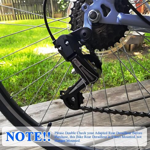 RD-TY21B 6/7 Speed Rear Derailleur - Direct/Hanger Mount for Mountain, Tricycle, Commuter, Cruiser Bikes in Saudi Arabia
