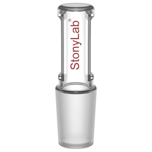 stonylab Borosilicate Glass Stopper, Straight Hollow Stopper with Closed Bottom (1 Pack), for Laboratory Seal Reaction Vessels, 19/22 Joint in Saudi Arabia