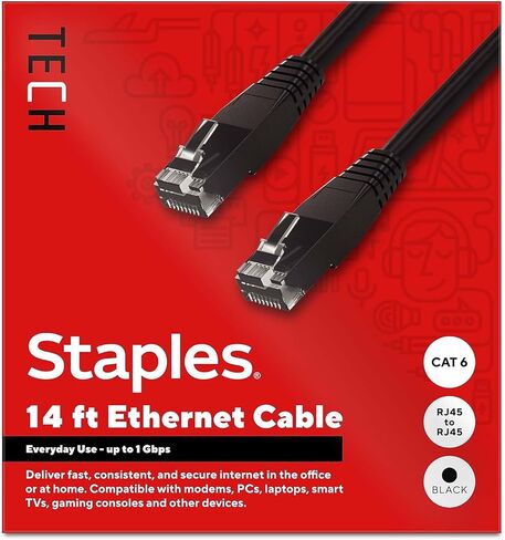 50 'CAT-6 Ethernet Cable ، ذكر إلى ذكر ، أزرق (ST62450) in Kuwait