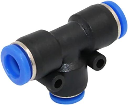 1Pcs PE Air Connectors Hose Connection Air Fitting 3Way Quick Coupling Pneumatic Fittings 4/6/8/10/12/14/16Mm(PE6) in Kuwait