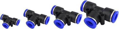 1Pcs PE Air Connectors Hose Connection Air Fitting 3Way Quick Coupling Pneumatic Fittings 4/6/8/10/12/14/16Mm(PE6) in Kuwait