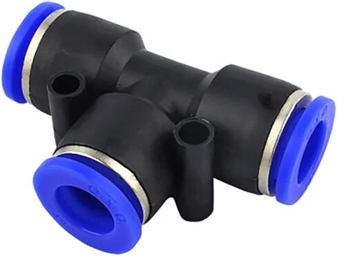 1Pcs PE Air Connectors Hose Connection Air Fitting 3Way Quick Coupling Pneumatic Fittings 4/6/8/10/12/14/16Mm(PE6) in Kuwait