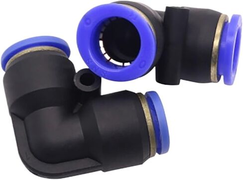 10PCS Pneumatic Fitting Pressure Regulator Pipe Throttle Valve Compressor Accessories PV 4mm 6mm 8mm 10mm 12mm 14mm 16mm(PV4) in Kuwait