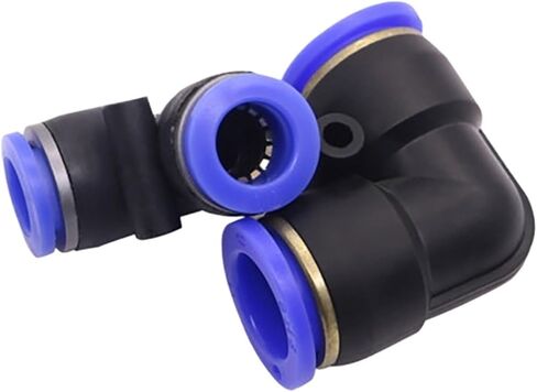 10PCS Pneumatic Fitting Pressure Regulator Pipe Throttle Valve Compressor Accessories PV 4mm 6mm 8mm 10mm 12mm 14mm 16mm(PV4) in Kuwait