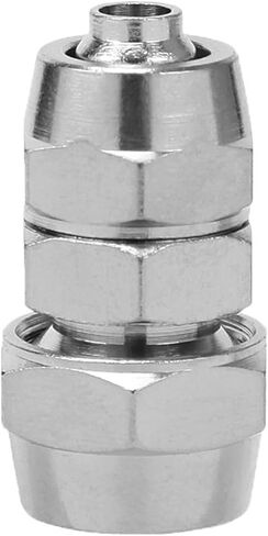 30Pcs Pneumatic Fittings Straight Through Copper Nickel Plating Quick Connector PG6-4 8-6 12-6 12-10mm(PG6-4) in Kuwait