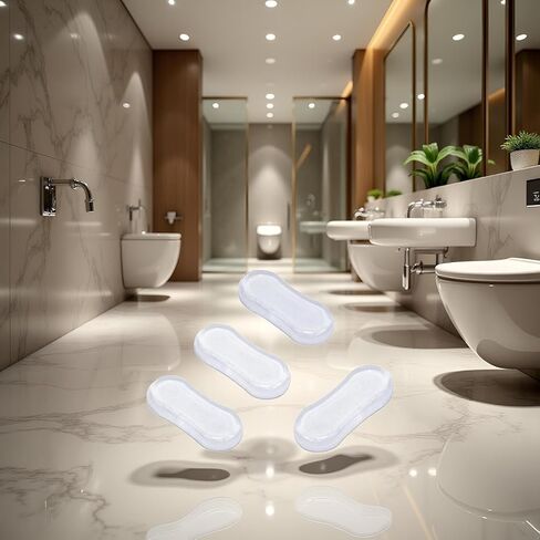 مجموعة ممتصات الصدمات لمقعد المرحاض الشفاف مكونة من 8 قطع، مصدات أغطية مقاعد المرحاض لاصقة قوية من السيليكون، مخازن مؤقتة لمقعد المرحاض، وسادات مطاطية لغطاء المرحاض، للمنزل، والفندق، ومراحيض المستشفى in Kuwait