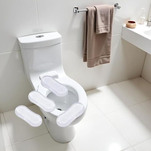 مجموعة ممتصات الصدمات لمقعد المرحاض الشفاف مكونة من 8 قطع، مصدات أغطية مقاعد المرحاض لاصقة قوية من السيليكون، مخازن مؤقتة لمقعد المرحاض، وسادات مطاطية لغطاء المرحاض، للمنزل، والفندق، ومراحيض المستشفى in Kuwait