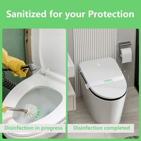 Toilet Seat Bands,Printed Toilet Seat Strips,Deepuse in Hospitals, Hotels and Motels16.5 Long x 1.37" Wide Box of 500 (Green) in Saudi Arabia