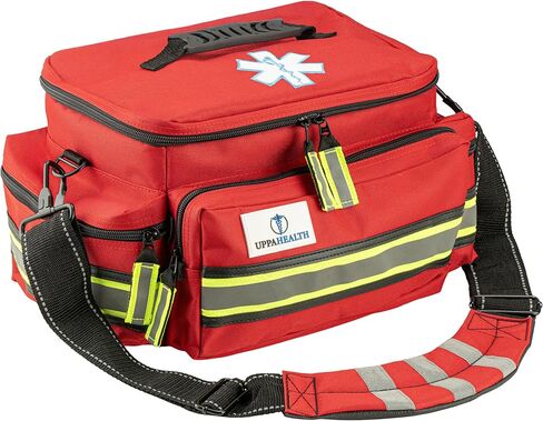 First Responder Fully Stocked Trauma First Aid Kit – EMT/EMS Emergency Medical Bag with 450+ Supplies for Home, Car, Workplace & Camping in Saudi Arabia