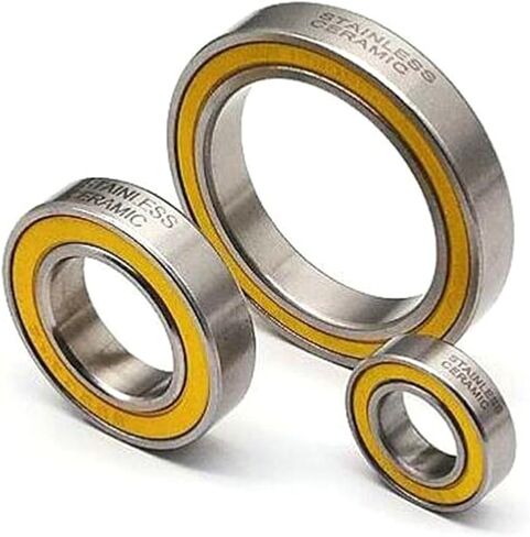 6902-2RS Stainless Bearing 15 * 28 * 7 mm 2PCS ABEC-3 6902 RS for DTSwiss 350 Bicycle Hub Front Rear Hubs Wheel Ceramic Ball Bearing in Saudi Arabia