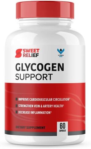 Sweet Relief Glycogen Support - SweetRelief Blood Vessel Cleaner, Sweet Relief Capsules, Advanced Formula Glyco Optimizer, Sweet Relief Reviews (60 Capsules) 1 Month Supply in Saudi Arabia