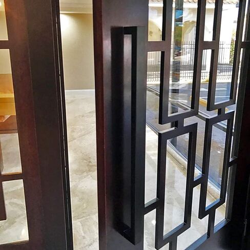 Entry Door Handle Modern & Contemporary Back-to-Back Stainless Steel Door Pull Handle/Barn Door Pull Handle/Glass Pulls, Interior/Exterior, Commercial/Residential - Matte in Saudi Arabia