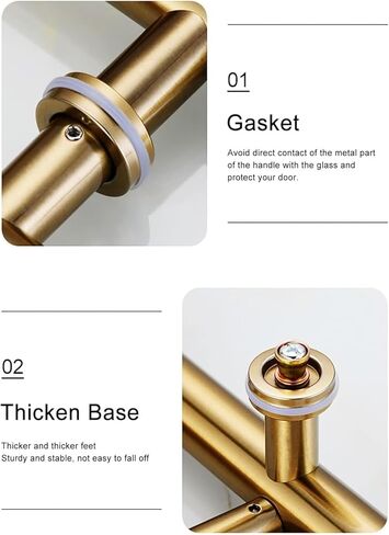 Sliding Barn Door Handle Two-Sided Push Pull Door Handle Bar, Round Bar Bathroom Shower Door Handles, for Interior & Exterior/D/120Cm*80Cm in Saudi Arabia