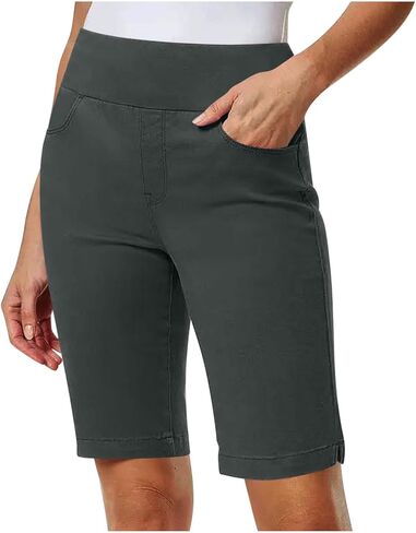 Women's Golf Pants Stretch Work Capri Leggings High Waisted Dress Pants with Pocket Women Hiking Travel Lounge Capris in Saudi Arabia